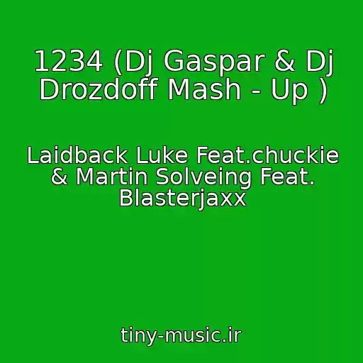 کاور آهنگ 1234 (Dj Gaspar & Dj Drozdoff Mash - Up ) از Laidback Luke Feat.chuckie & Martin Solveing Feat. Blasterjaxx