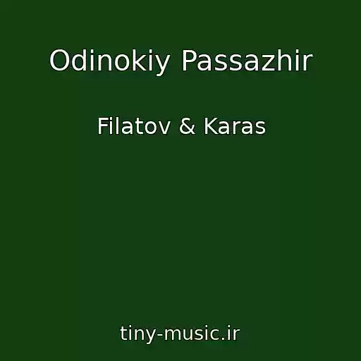 کاور آهنگ Odinokiy Passazhir از Filatov & Karas