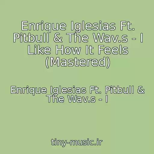 کاور آهنگ Enrique Iglesias Ft. Pitbull & The Wav.s - I Like How It Feels (Mastered) از Enrique Iglesias Ft. Pitbull & The Wav.s - I
