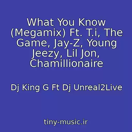 کاور آهنگ What You Know (Megamix) Ft. T.i, The Game, Jay-Z, Young Jeezy, Lil Jon, Chamillionaire از Dj King G Ft Dj Unreal2Live
