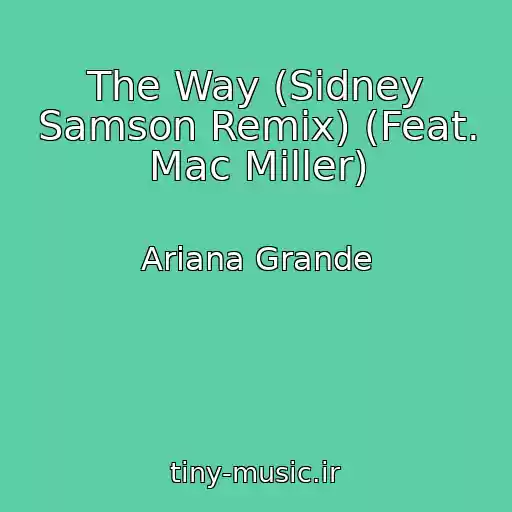 کاور آهنگ The Way (Sidney Samson Remix) (Feat. Mac Miller) از Ariana Grande