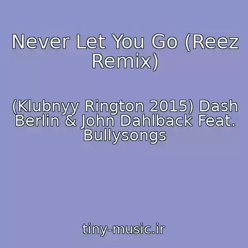 کاور آهنگ Never Let You Go (Reez Remix) از (Klubnyy Rington 2015) Dash Berlin & John Dahlback Feat. Bullysongs