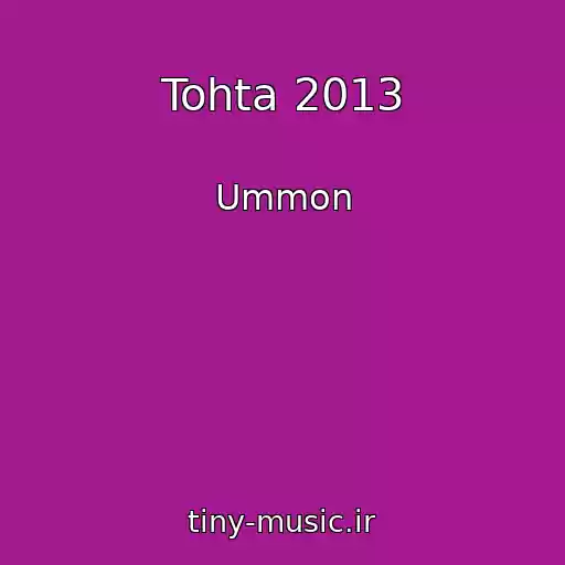 کاور آهنگ Tohta 2013 از Ummon
