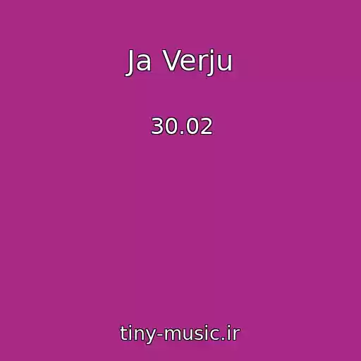 کاور آهنگ Ja Verju از 30.02