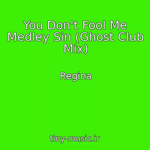 کاور آهنگ You Don't Fool Me Medley Sin (Ghost Club Mix) از Regina