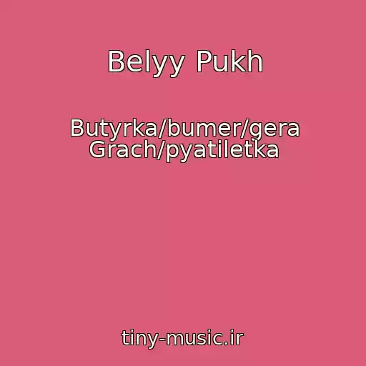 کاور آهنگ Belyy Pukh از Butyrka/bumer/gera Grach/pyatiletka