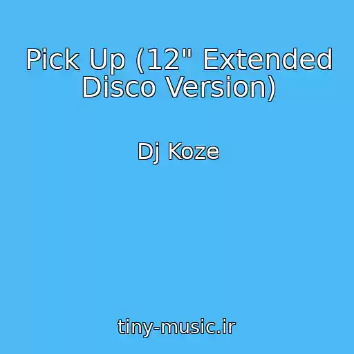 کاور آهنگ Pick Up (12" Extended Disco Version) از Dj Koze