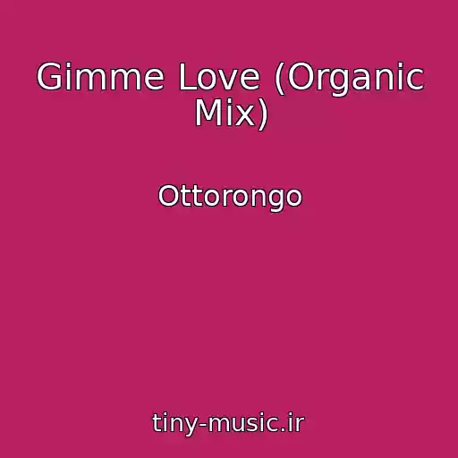 کاور آهنگ Gimme Love (Organic Mix) از Ottorongo