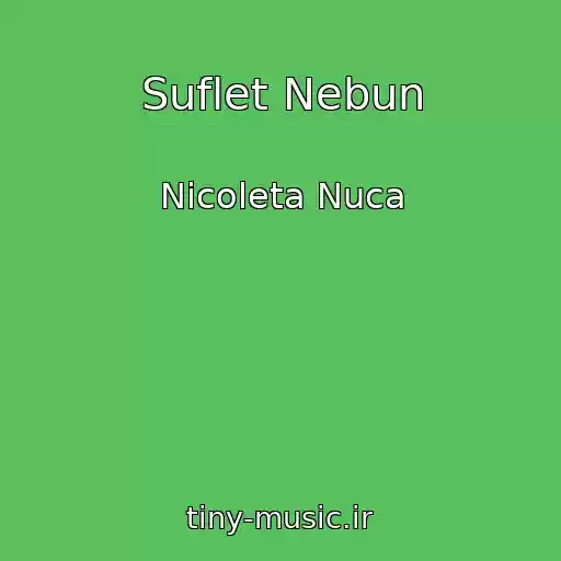 کاور آهنگ Suflet Nebun از Nicoleta Nuca