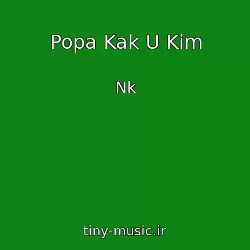 کاور آهنگ Popa Kak U Kim از Nk
