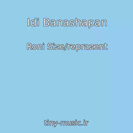 کاور آهنگ Idi Banashapan از Roni Size/reprazent