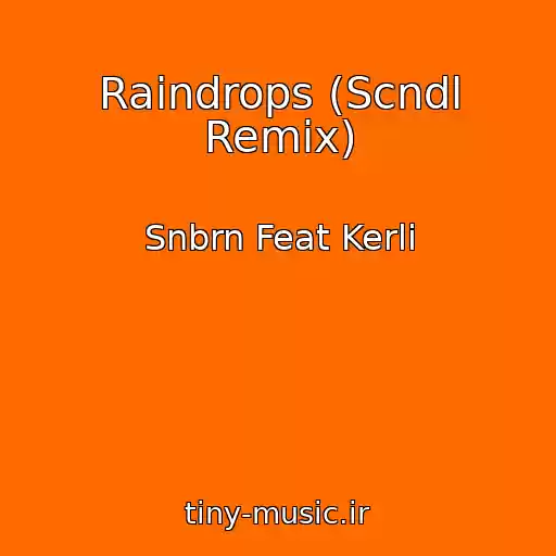کاور آهنگ Raindrops (Scndl Remix) از Snbrn Feat Kerli