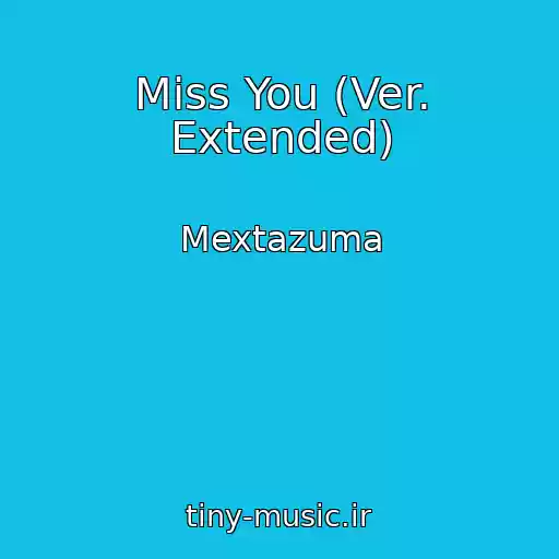 کاور آهنگ Miss You (Ver. Extended) از Mextazuma