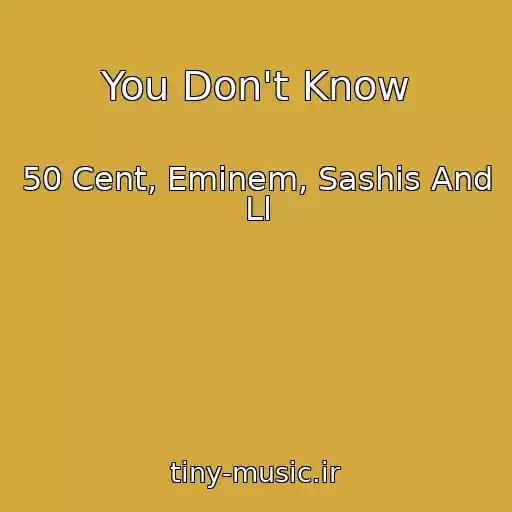 کاور آهنگ You Don't Know از 50 Cent, Eminem, Sashis And Ll