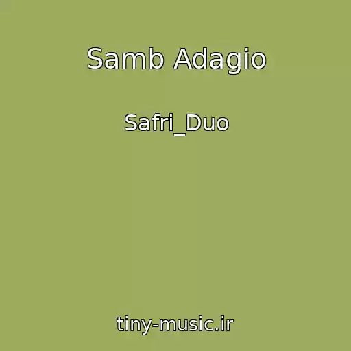 کاور آهنگ Samb Adagio از Safri_Duo