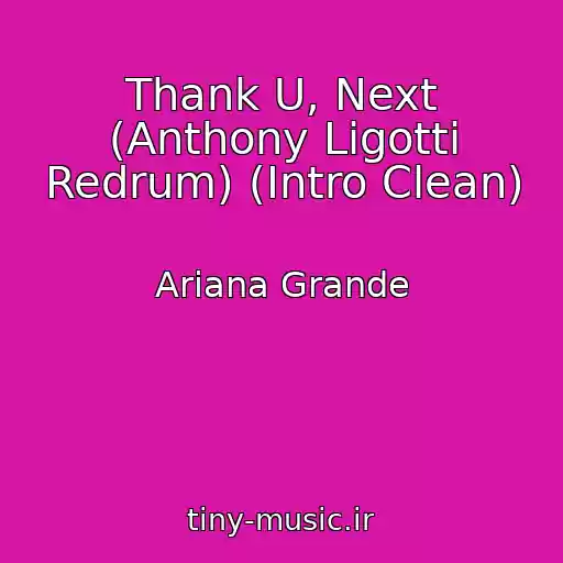 کاور آهنگ Thank U, Next (Anthony Ligotti Redrum) (Intro Clean) از Ariana Grande
