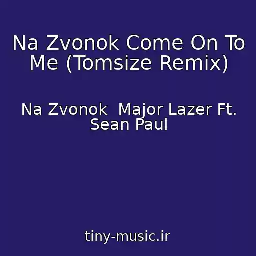 کاور آهنگ Na Zvonok Come On To Me (Tomsize Remix) از Na Zvonok  Major Lazer Ft. Sean Paul