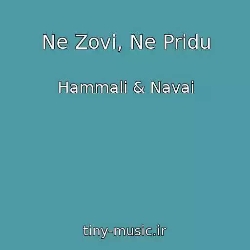 کاور آهنگ Ne Zovi, Ne Pridu از Hammali & Navai
