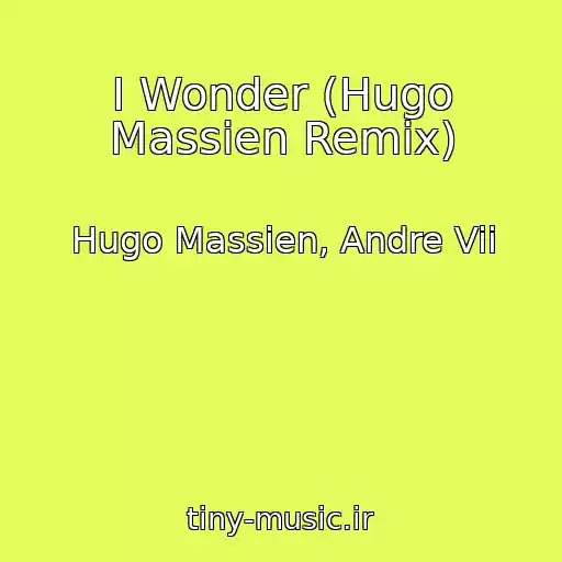 کاور آهنگ I Wonder (Hugo Massien Remix) از Hugo Massien, Andre Vii