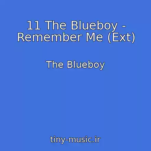 کاور آهنگ 11 The Blueboy - Remember Me (Ext) از The Blueboy