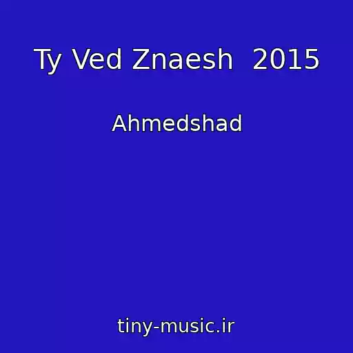 کاور آهنگ Ty Ved Znaesh  2015 از Ahmedshad