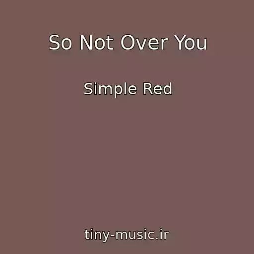 کاور آهنگ So Not Over You از Simple Red