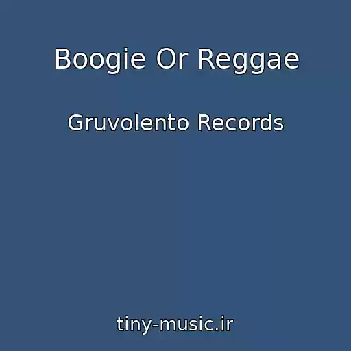 کاور آهنگ Boogie Or Reggae از Gruvolento Records