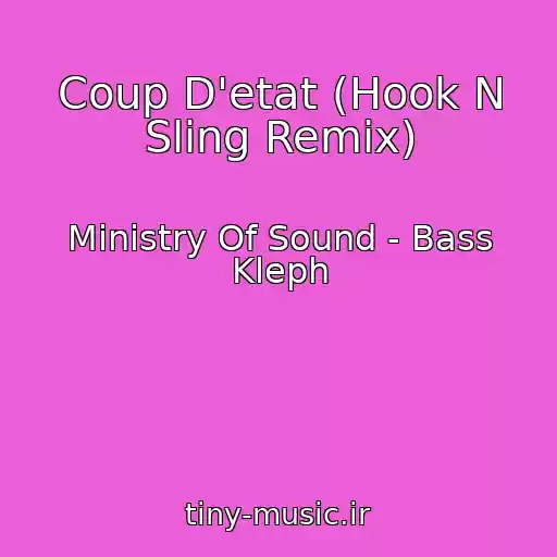 کاور آهنگ Coup D'etat (Hook N Sling Remix) از Ministry Of Sound - Bass Kleph