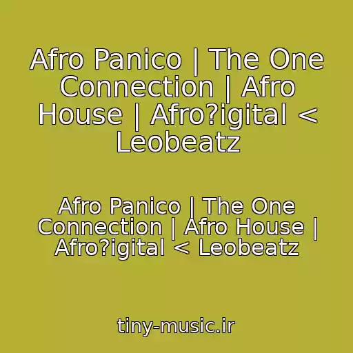 کاور آهنگ Afro Panico | The One Connection | Afro House | Afro?igital < Leobeatz از Afro Panico | The One Connection | Afro House | Afro?igital < Leobeatz