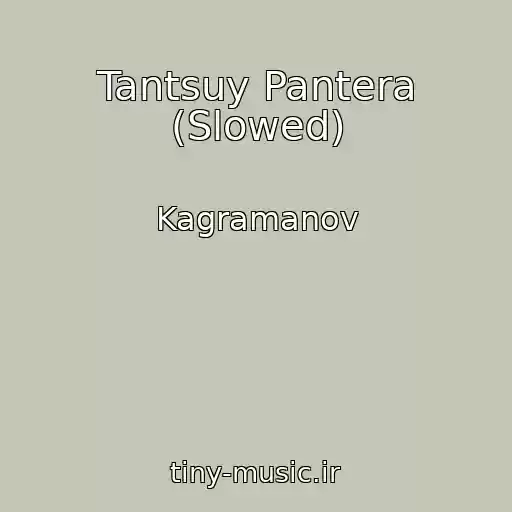 کاور آهنگ Tantsuy Pantera (Slowed) از Kagramanov