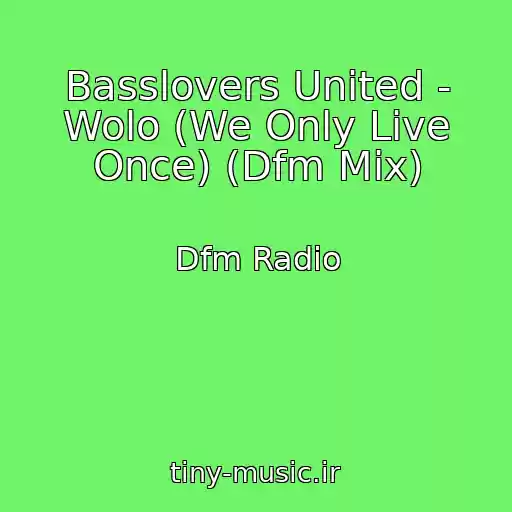 کاور آهنگ Basslovers United - Wolo (We Only Live Once) (Dfm Mix) از Dfm Radio