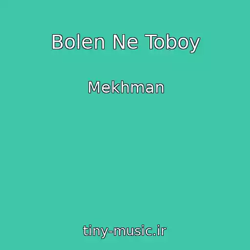 کاور آهنگ Bolen Ne Toboy از Mekhman