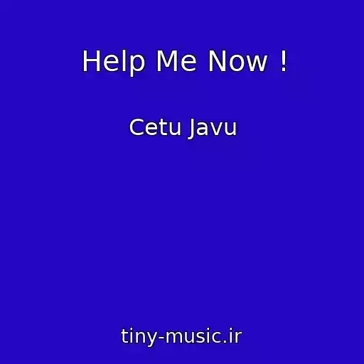 کاور آهنگ Help Me Now ! از Cetu Javu