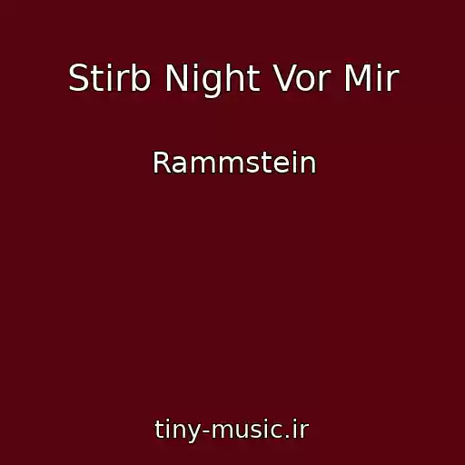 کاور آهنگ Stirb Night Vor Mir از Rammstein