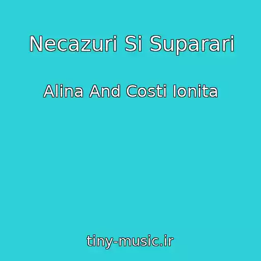 کاور آهنگ Necazuri Si Suparari از Alina And Costi Ionita