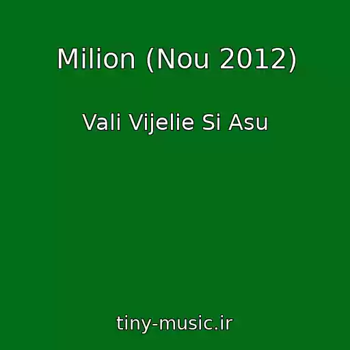 کاور آهنگ Milion (Nou 2012) از Vali Vijelie Si Asu