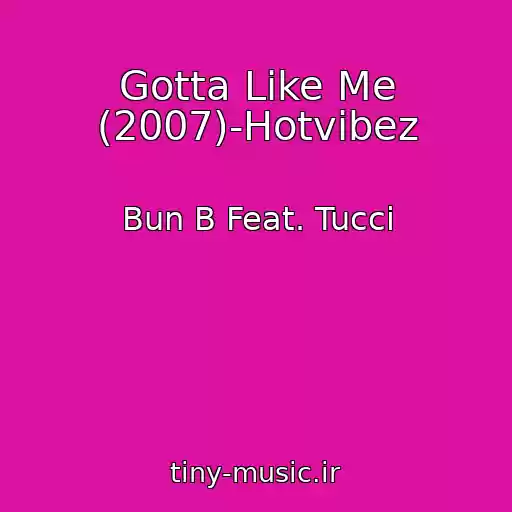 کاور آهنگ Gotta Like Me (2007)-Hotvibez از Bun B Feat. Tucci
