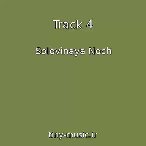 کاور آهنگ Track 4 از Solovinaya Noch