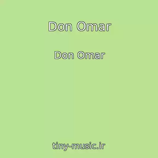 کاور آهنگ Don Omar از Don Omar