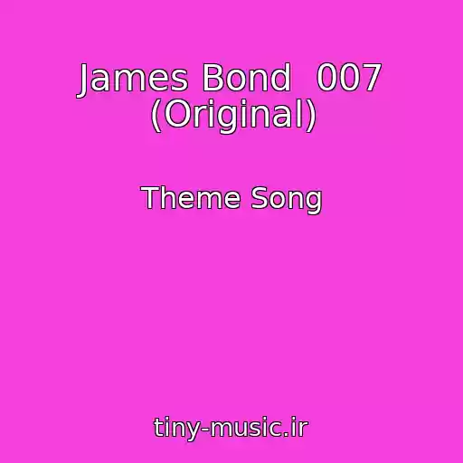 کاور آهنگ James Bond  007 (Original) از Theme Song