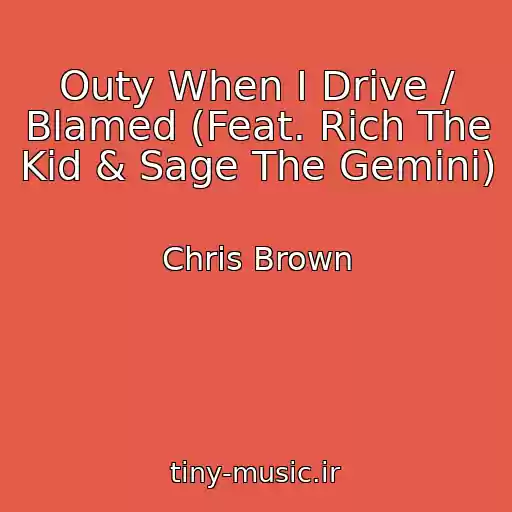 کاور آهنگ Outy When I Drive / Blamed (Feat. Rich The Kid & Sage The Gemini) از Chris Brown