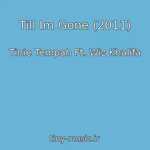 کاور آهنگ Till Im Gone (2011) از Tinie Tempah Ft. Wiz Khalifa