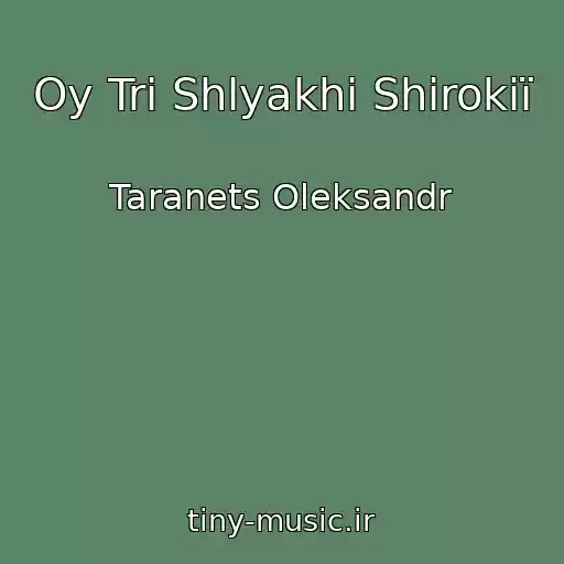 کاور آهنگ Oy Tri Shlyakhi Shirokії از Taranets Oleksandr