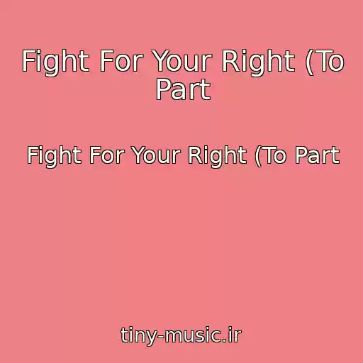کاور آهنگ Fight For Your Right (To Part از Fight For Your Right (To Part