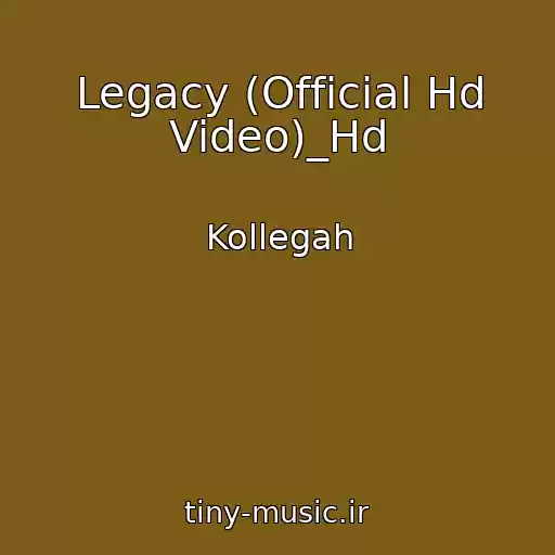 کاور آهنگ Legacy (Official Hd Video)_Hd از Kollegah