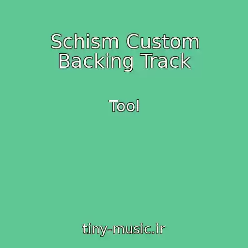 کاور آهنگ Schism Custom Backing Track از Tool