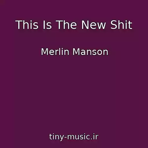 کاور آهنگ This Is The New Shit از Merlin Manson