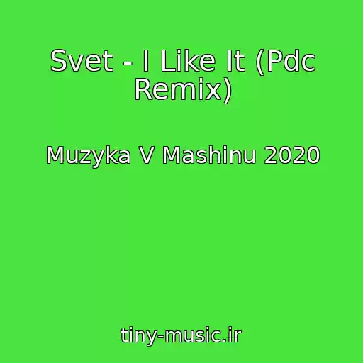 کاور آهنگ Svet - I Like It (Pdc Remix) از Muzyka V Mashinu 2020