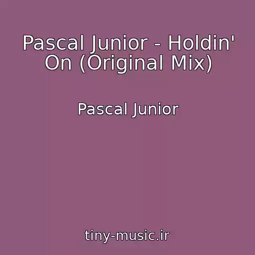 کاور آهنگ Pascal Junior - Holdin' On (Original Mix) از Pascal Junior