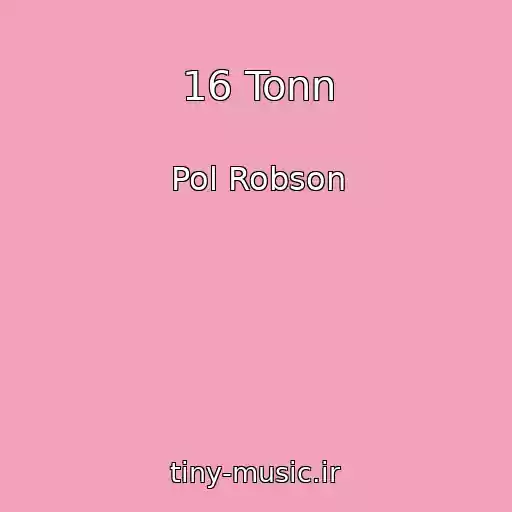 کاور آهنگ 16 Tonn از Pol Robson